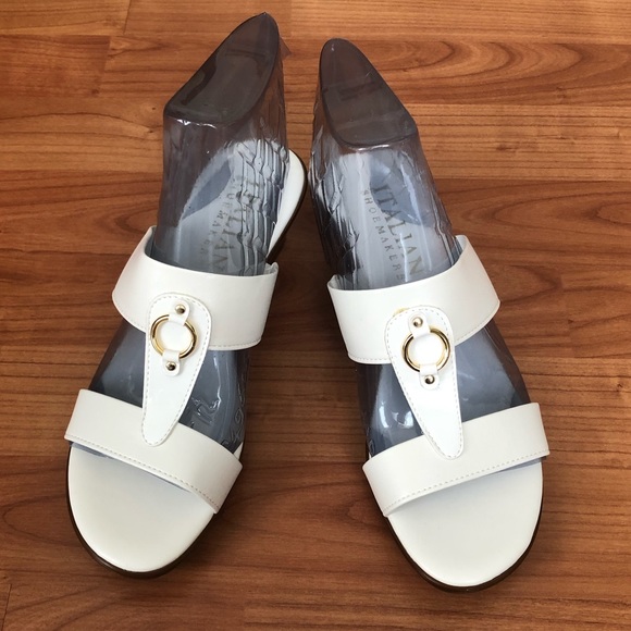 Italian Shoemakers Shoes | Authentic White Italian Sandals Size 75 | Poshmark